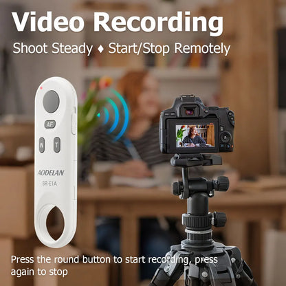 Télécommande AODELAN BR-E1 Déclencheur sans fil pour Canon EOS R10 R8 R7 R6 R6II R5II R5C R3 R M50 M6II G5XII T7i SL2 SL3 200D 250D...