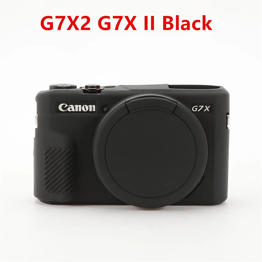 Housse silicone de protection anti-choc pour Canon G7X Mark II III G7XII G7X2 G7XIII G7X3