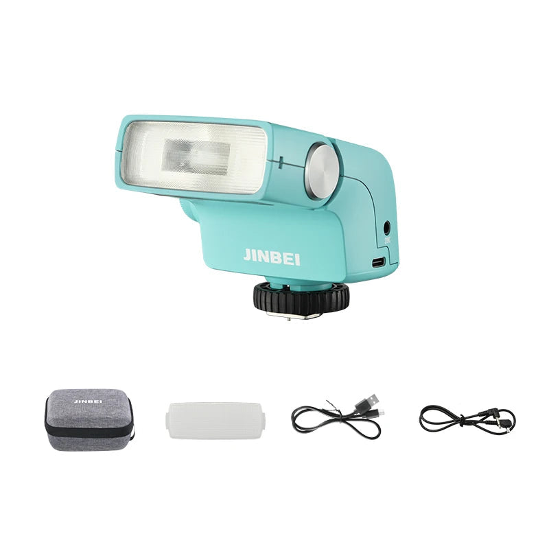 Flash rétro JINBEI HI-5 GN16 Speedlite 6000 ± 200K, 7 recycleurs, universel pour canon, Nikon, Sony, Fuji