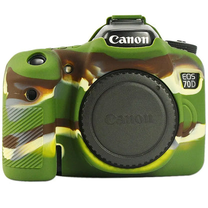 Housse silicone de protection anti-choc pour Canon EOS R6 R5 R RP M50 70D 80D 90D 600D G7X III