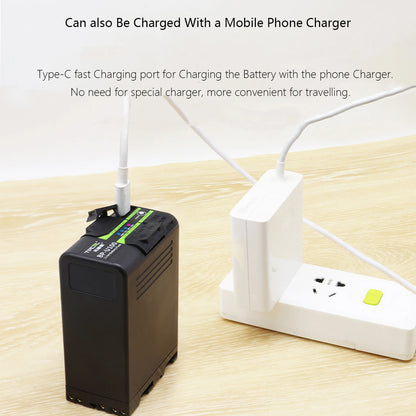 Batterie BP-U100 Avec PD45W Charge Rapide Pour Sony Caméra EX260 EX280 Z280 FS5 FS7 FX6 Z190 EX1R EX200 BP-U30 U60 U70 U90