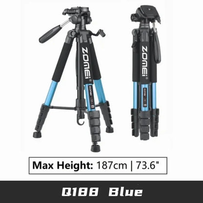 Trépied ZOMEI Q188 trépied Portable 1.8M pour appareil photo
