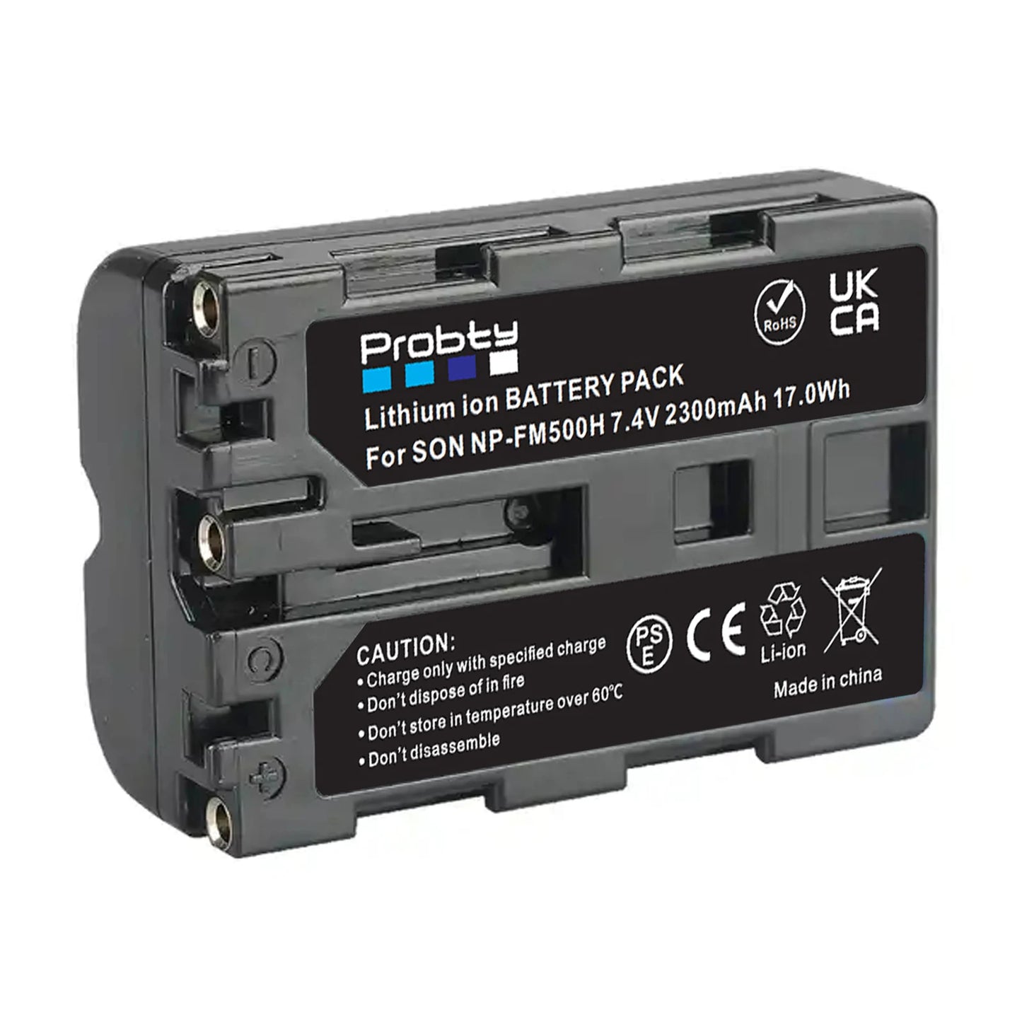 Batterie Probty 2300mAh NP-FM500H NP FM500H + chargeur USB LCD pour Sony Alpha A58 A57 A65 A77 A99 A900 A700 A580 A560 A550