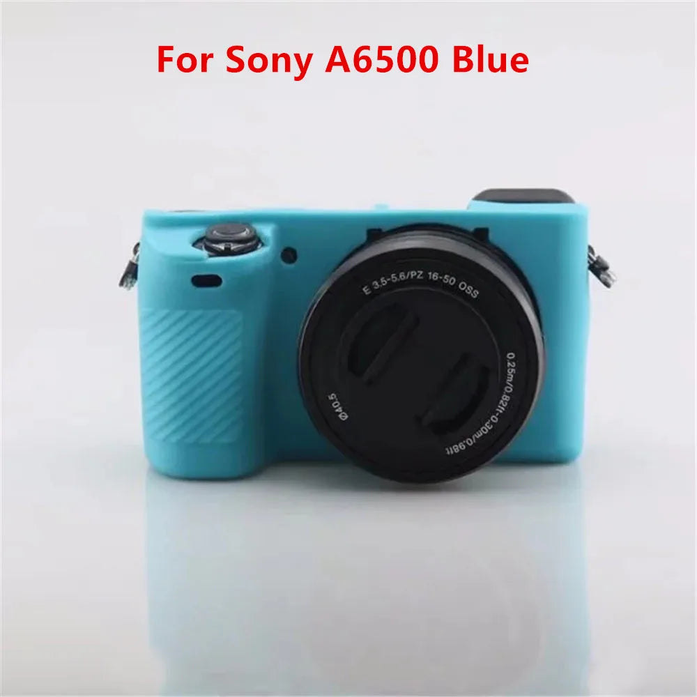 Housse en silicone pour Sony Alpha A6700 A6500 A6400 A6300 A6100 A6000