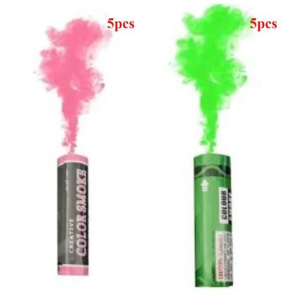 Fumigène coloré professionnel 3/5/10 pièces pour mariage anniversaire effet photographie durée 1 min