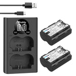 Batterie Probty 2600mAh NP-W235 NP W235 + chargeur double pour Fujifilm X-T5 X-T4 GFX 100S X-H2S GFX 50S II VG-XT4 Grip