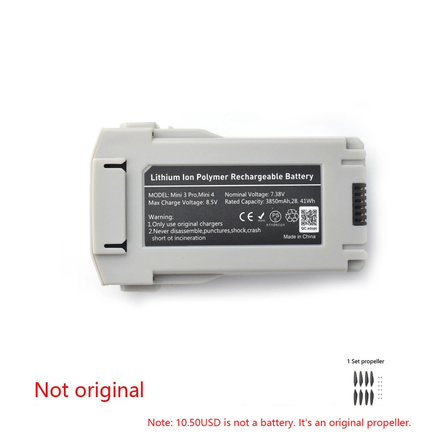 Batterie pour DJI Mini 3/Mini 3 Pro/Mini 4 pro + chargeur Hub de charge temps de vol 47 min