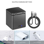 Batterie probty 2280 mAh pour batterie GoPro Hero 13 + chargeur 3 emplacements
