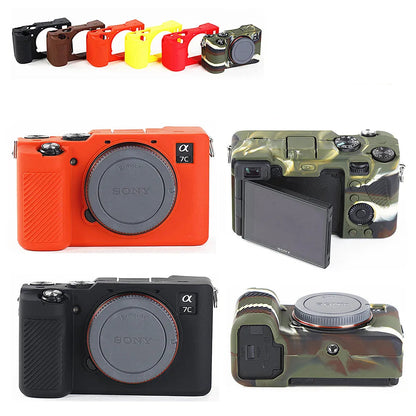 Housse silicone de protection anti-choc pour Sony A7c A9 A7 A7R A7S Mark II III IV A7II A7SII A7RII A7III A7RIII A7RIV A9II