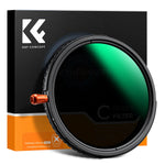 Filtre K & F Concept 3 en 1 ND2-32 + CPL + Diffusion noire 1/4 Variable 37/49/52/58/67/72/77/82mm