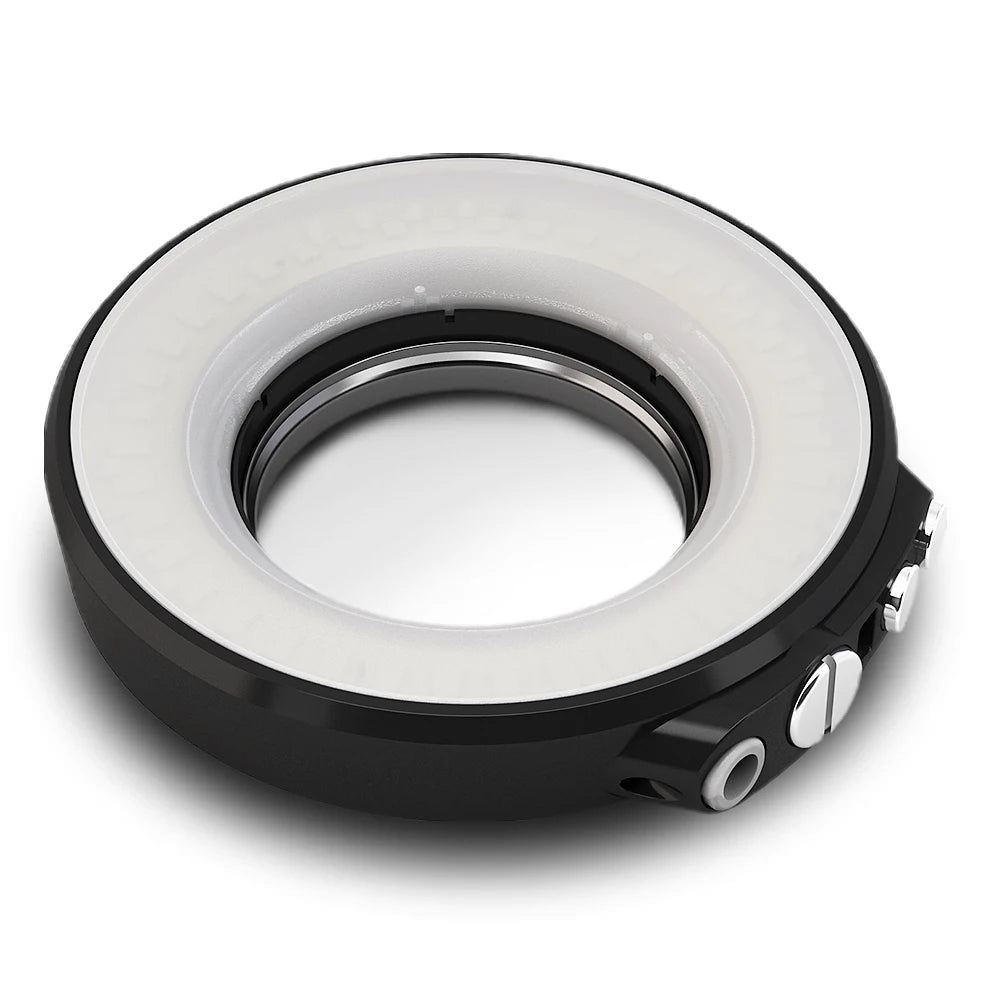 Lampe de poche sous-marine SL-108 Seafrogs avec anneau lumineux fileté de 67mm 1200LM avec lampe Macro de Charge USB pour Sony Olympus TG5/TG4/TG6...