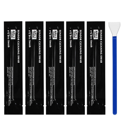 Écouvillon de nettoyage de capteurs professionnel, 10 pièces pour appareil photo numérique, capteur CCD ou CMOS pour capteurs APS-C et plein format