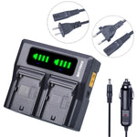 Batterie Batmax 7200mAh NP-F970 NP-F960 F960 F970 pour Sony NP-F550 NP-F750 PLM-100 CCD-TRV35 MVC-FD91 MC1500C pour lumière vidéo LED