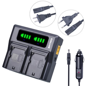 Batterie Batmax 7200mAh NP-F970 NP-F960 F960 F970 pour Sony NP-F550 NP-F750 PLM-100 CCD-TRV35 MVC-FD91 MC1500C pour lumière vidéo LED