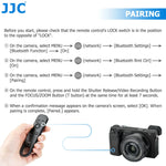 Télécommande JJC RMT-P1BT Bluetooth pour Sony A7R V A7IV A7III A7 IV A7 III A7CR A6400 A7CR ZV-E1 ZV-E10 ZV-1 FX30