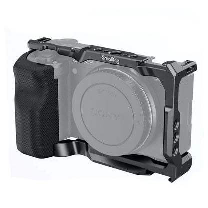 Cage SmallRig 3538 pour Sony ZV-E10 avec poignée et plaque de dégagement rapide intégrée pour kit Arca-Swiss