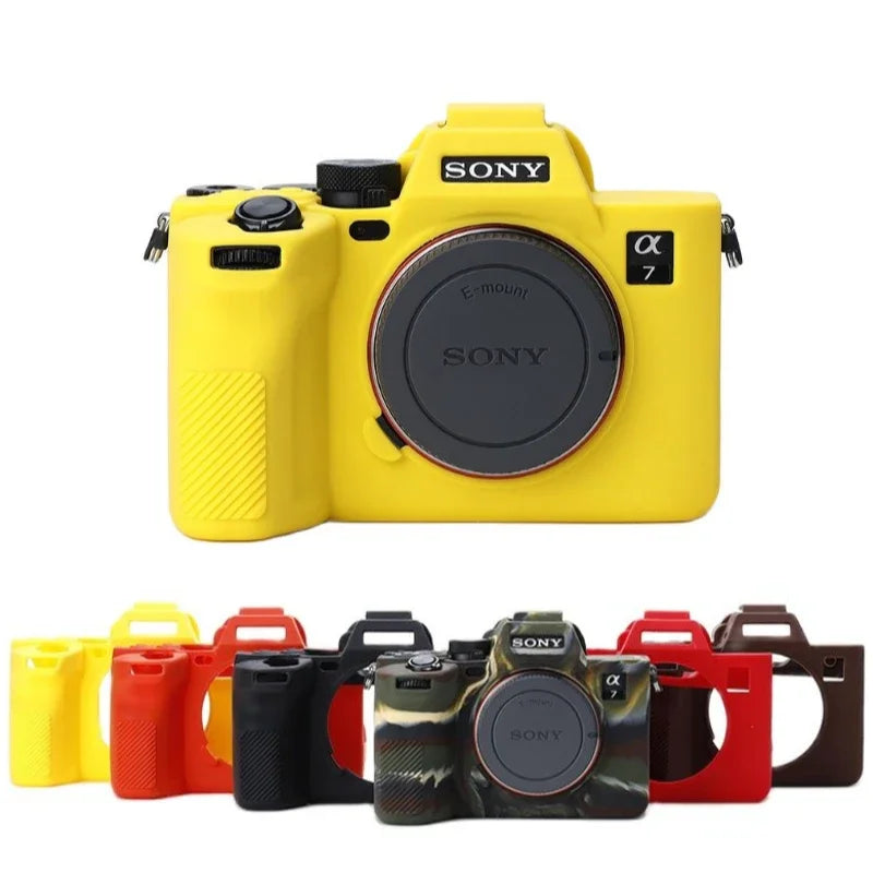 Housse silicone de protection anti-choc pour Sony A7 IV A7IV A7M4