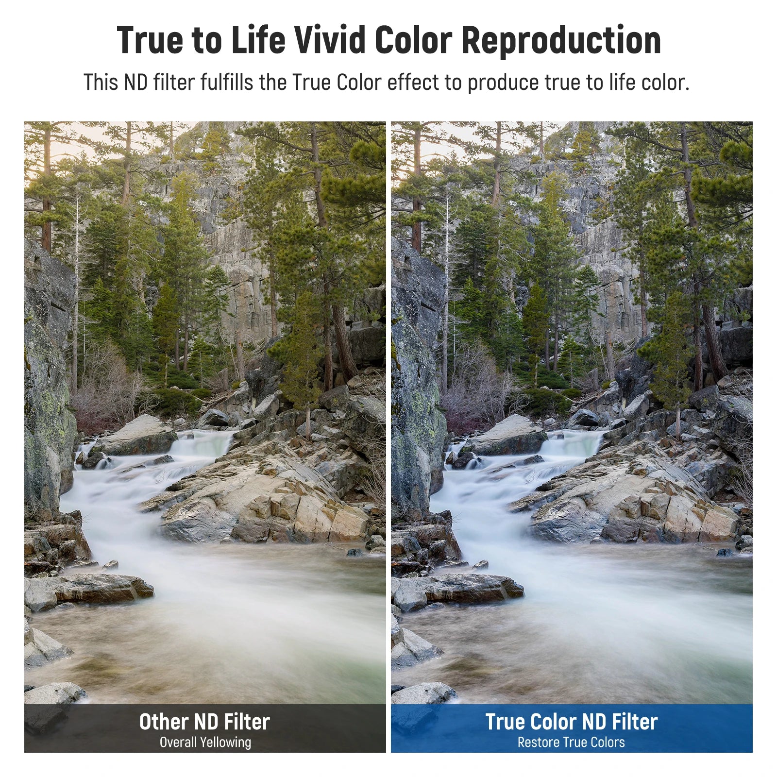 NEEWER True Colors Variable ND Filter ND2-ND32 and CPL, 2 in 1 Adjustable Circular Polarizing and Neutral Density Filter