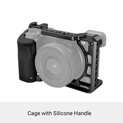 Cage SmallRig 3164 pour Sony A6100 / A6300/ A6400 - avec poignée en Silicone
