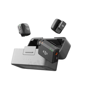 Microphone professionnel DJI Mini 2TX 1RX avec étui de charge
