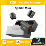 Micro DJI Mic Mini (2 TX + 1 RX + chargeur) Microphone sans fil avec suppression intelligente du bruit, audio de haute qualité