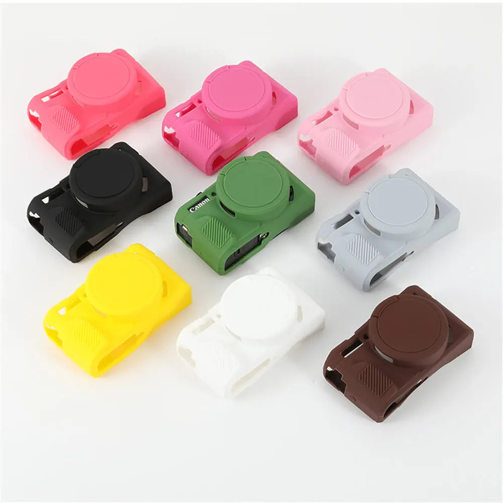 Housse silicone de protection anti-choc pour Canon G7X Mark II III G7XII G7X2 G7XIII G7X3