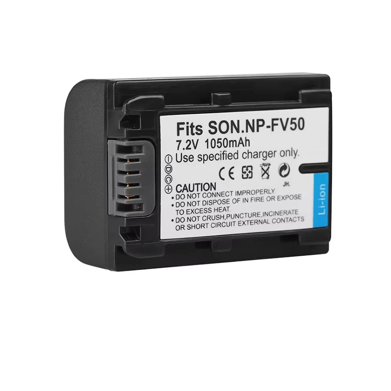 Batterie NP-FV50 FV50 JHTC 1050mAh Pour Sony NP-FV30 NP-FV40 HDR-CX150E HDR-CX170 HDR-CX300...