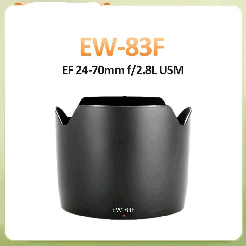 Pare soleil pour canon EW-73B EW-73C EW-73D EW-78D ES-62II ET-60 ET-64II ET-73B ET-74 ET-83II EW-60CII EW-83F EW-88C ET-60II