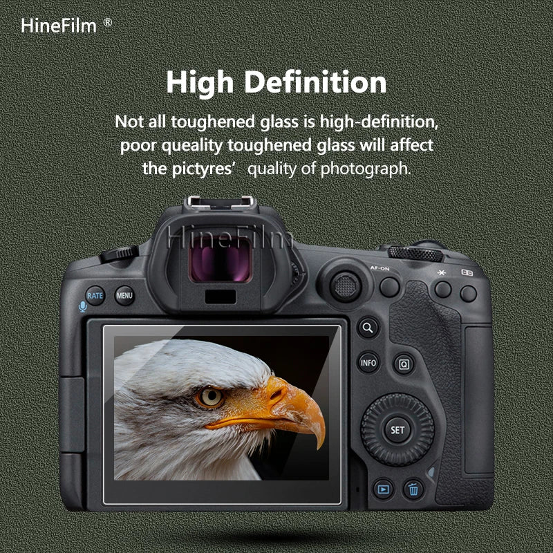 Film de verre pour Canon EOS R5 Mark ii, dureté 9H, verre trempé, écran LCD + protecteur d'écran