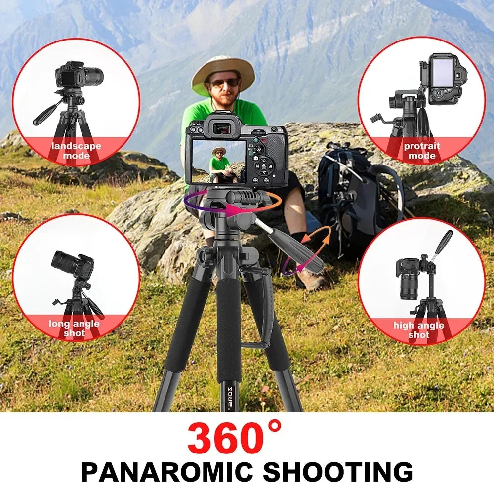 Trépied ZOMEI Q188 trépied Portable 1.8M pour appareil photo