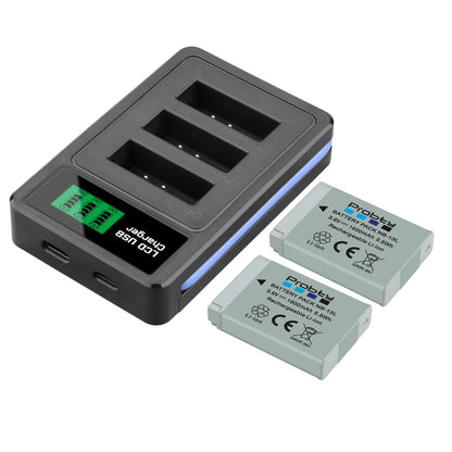 Batterie + chargeur Probty NB-13L NB13L NB-13LH 1600mAh pour Canon PowerShot G5X G7X G9X G7 X Mark II G9 X,SX620 SX720 SX730