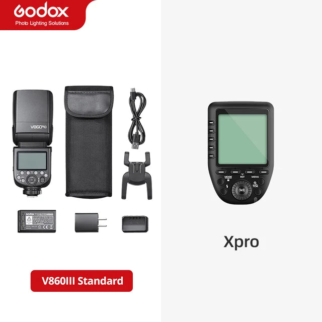 Flash pour appareil photo Godox V860III V860 III Speedlite E-TTL HSS pour Canon Sony Nikon Fuji Olympus Panasonic Pentax...