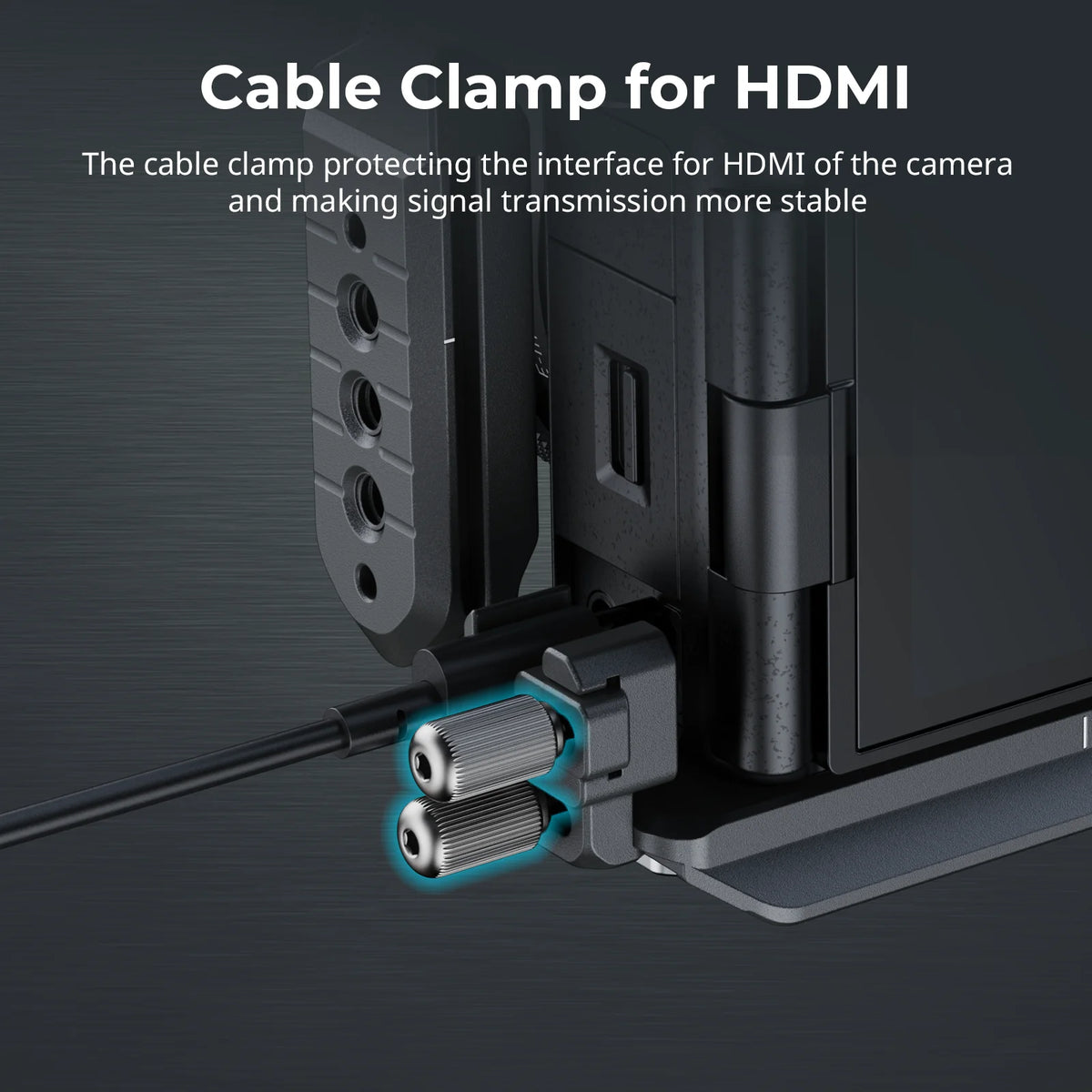 Cage SmallRig 4949 pour Sony ZV-E10 II avec poignée en silicone, kit de cage à dégagement rapide HawkLock