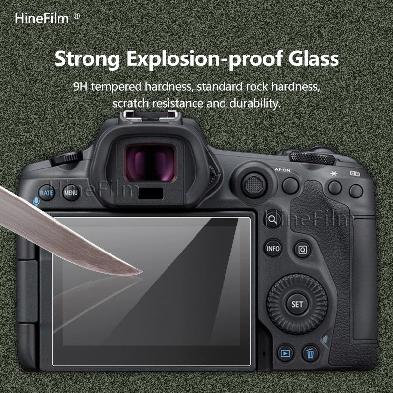 Film de verre pour Canon EOS R5 Mark ii, dureté 9H, verre trempé, écran LCD + protecteur d'écran