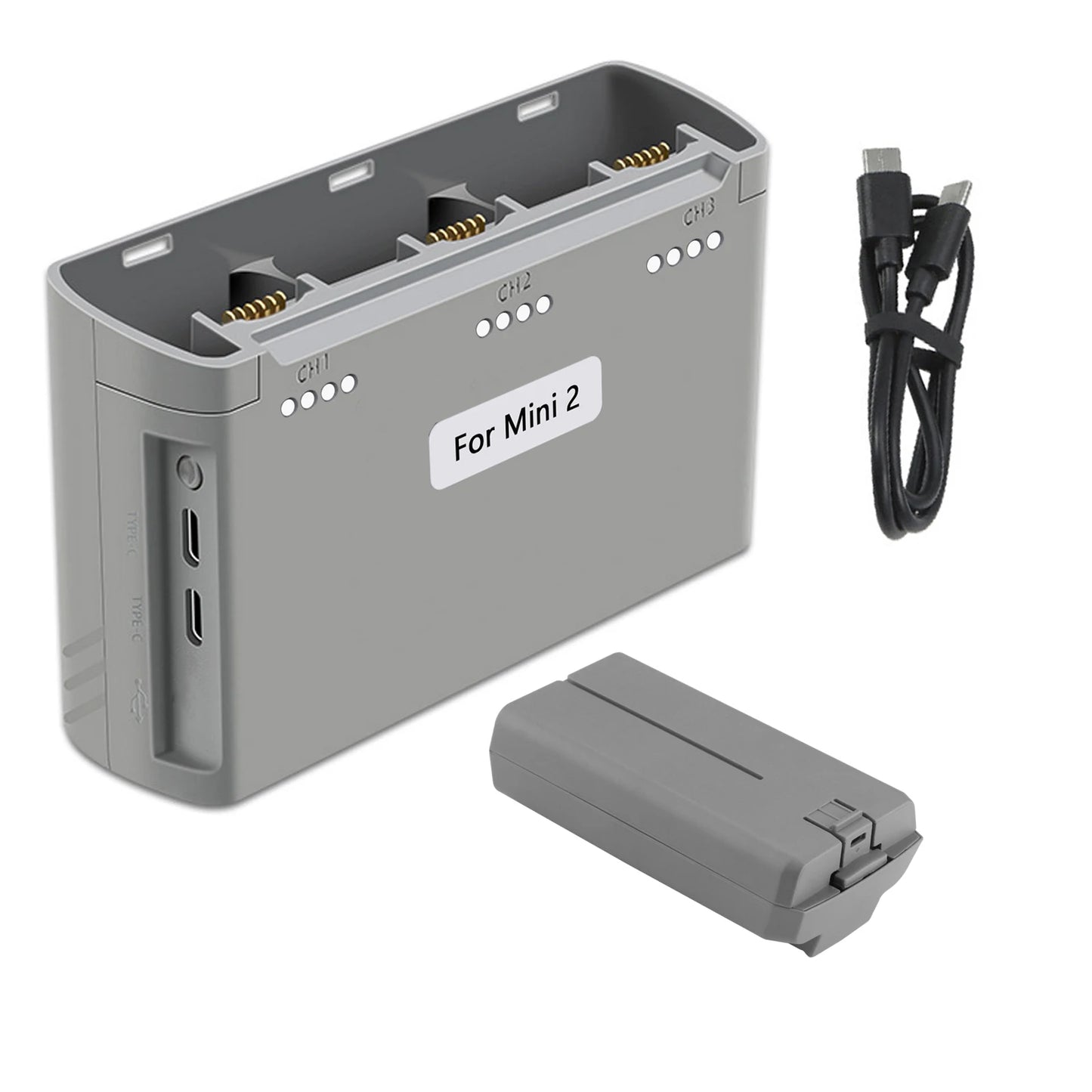 Batterie + chargeur Probty pour drone DJI Mavic Mini 2, Mini SE, Mini 4K, Mini 2 SE