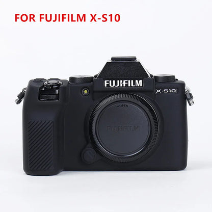 Housse silicone de protection anti-choc pour Fujifilm X-S10 XS10 X100V X-T200 X-T100 XT200 XT4 X-T4 X-T3 X-T30 XT30 X-A7 XA7 X-T20 X-T10 XT100