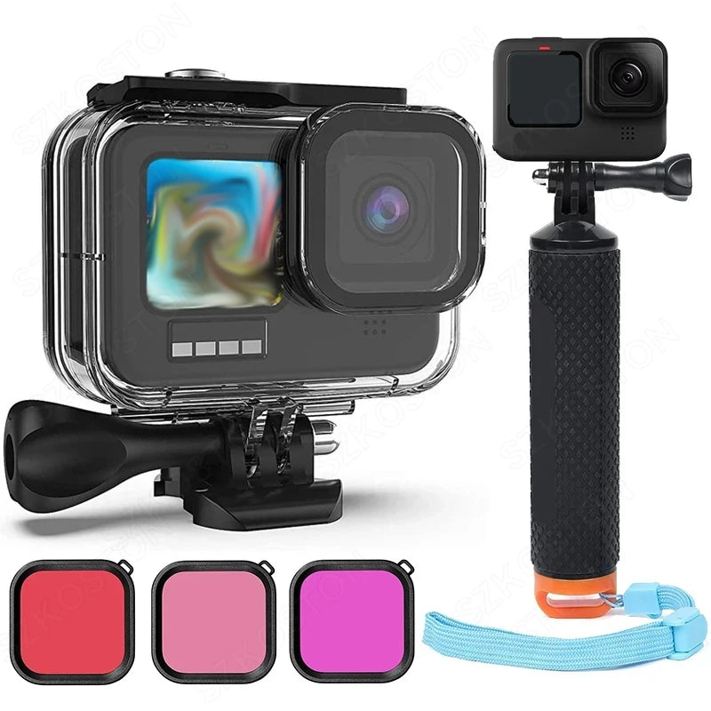 Caisson de plongée sous-marine 60M pour Go Pro Hero 9 10 11 12 13