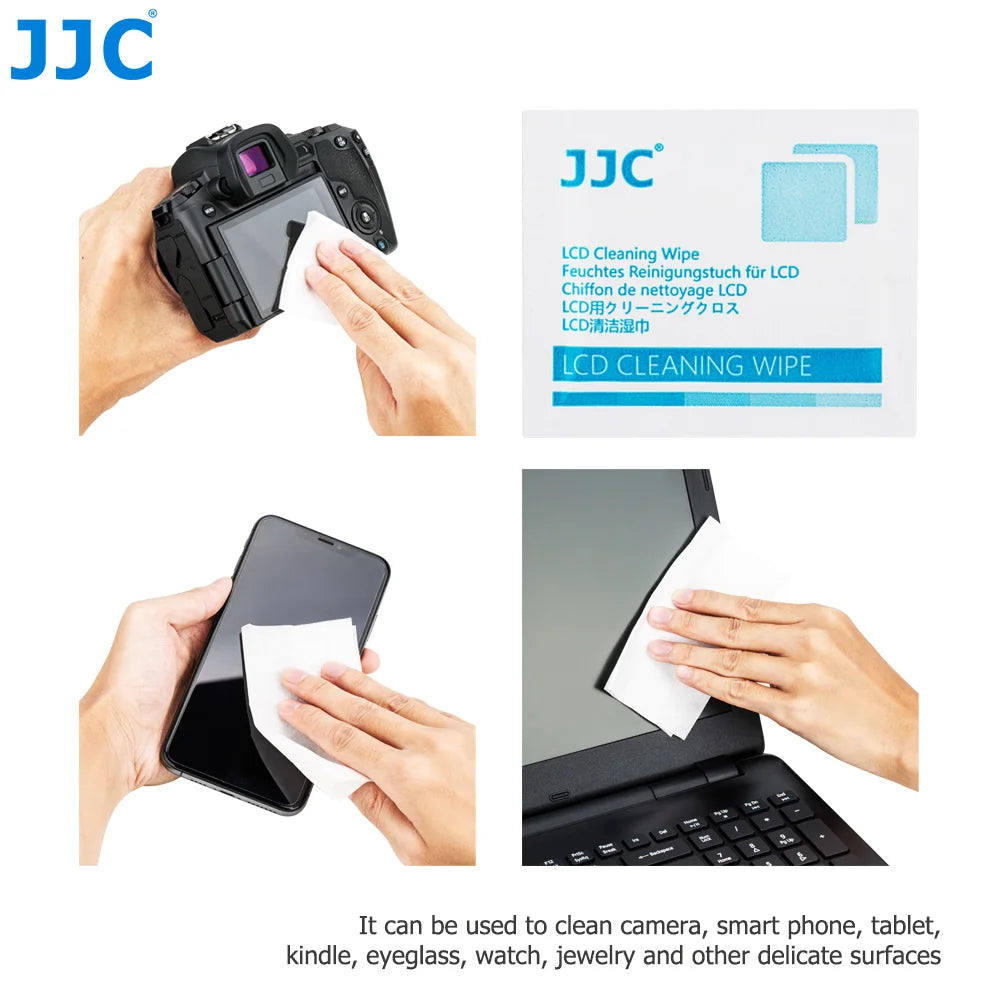 Lingette de nettoyage humide JJC haut de gamme 110 pièces pour tout appareil photo, objetcifs...