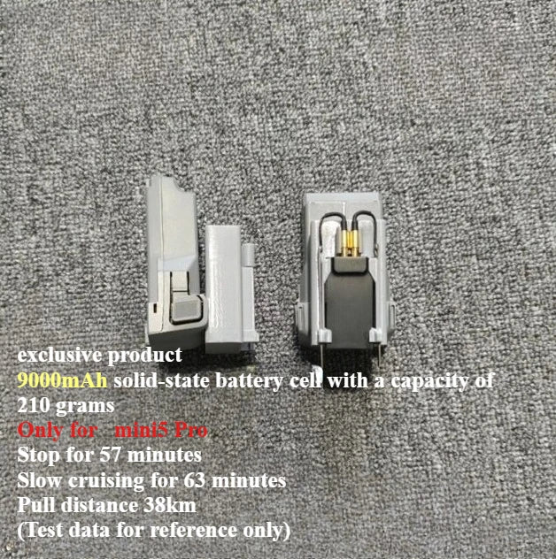 Batterie modifiée de grande capacité pour drone Dji mini 5 Pro, 5200mah/5600mah/9000mah/8400mah
