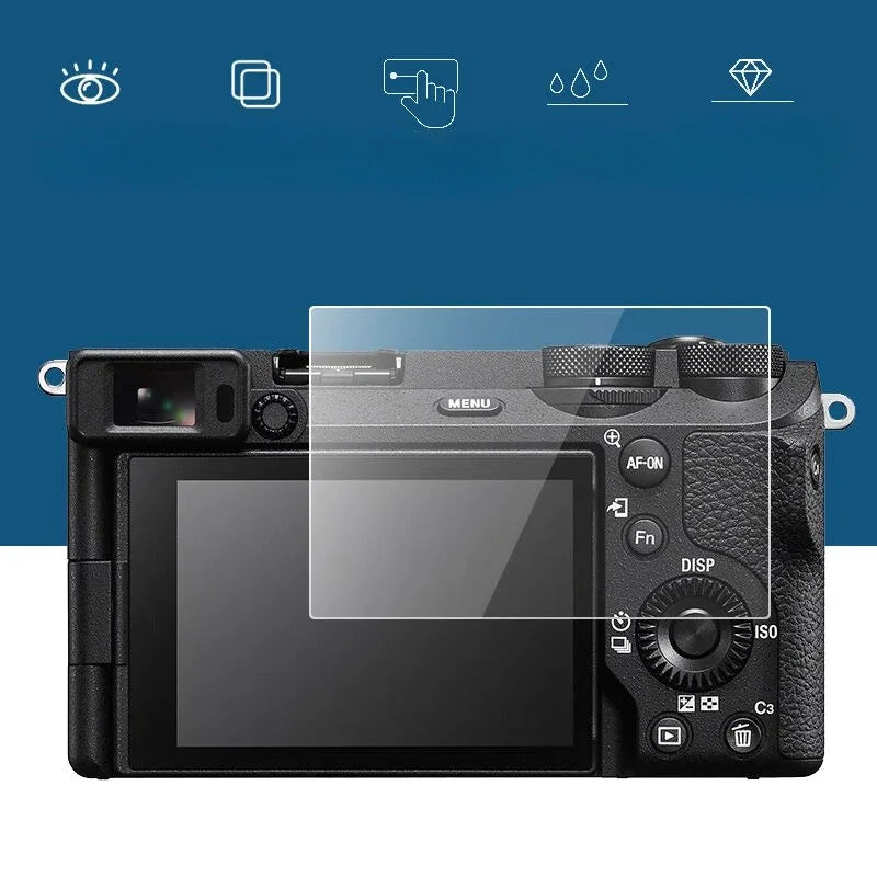Protecteur d'écran en verre trempé pour appareil photo Sony A6700 A6400 A6300 A6000 A5000