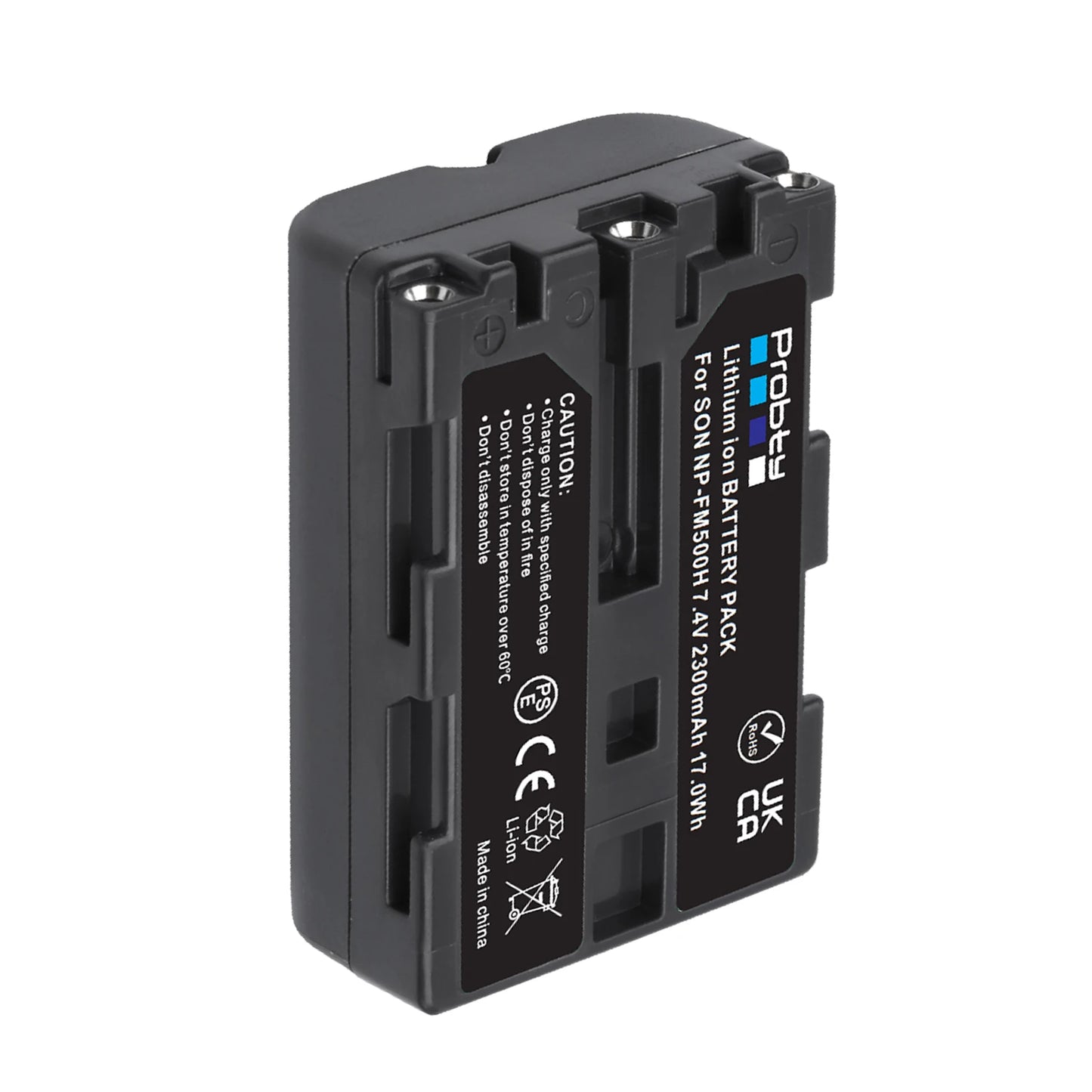 Batterie Probty 2300mAh NP-FM500H NP FM500H + chargeur USB LCD pour Sony Alpha A58 A57 A65 A77 A99 A900 A700 A580 A560 A550