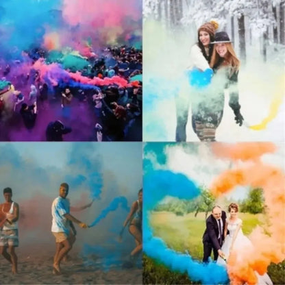 Fumigène coloré professionnel 3/5/10 pièces pour mariage anniversaire effet photographie durée 1 min