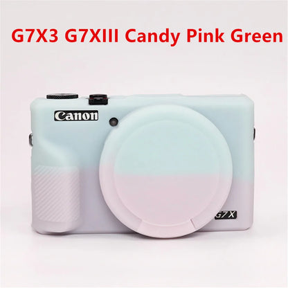 Housse silicone de protection anti-choc pour Canon G7X Mark II III G7XII G7X2 G7XIII G7X3