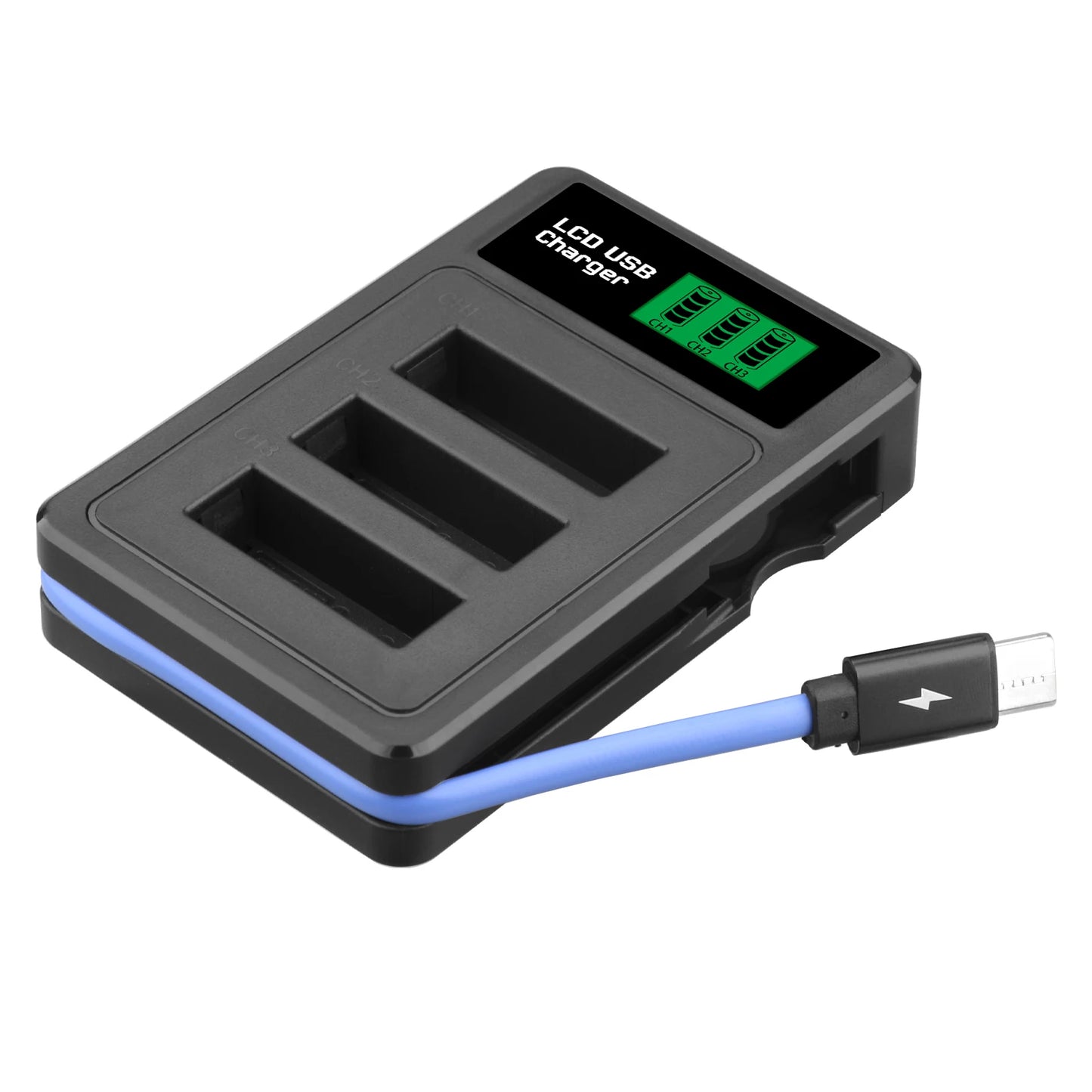 Batterie + chargeur Probty NB-13L NB13L NB-13LH 1600mAh pour Canon PowerShot G5X G7X G9X G7 X Mark II G9 X,SX620 SX720 SX730