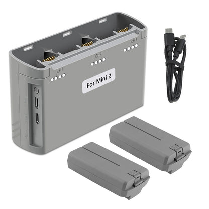 Batterie + chargeur Probty pour drone DJI Mavic Mini 2, Mini SE, Mini 4K, Mini 2 SE
