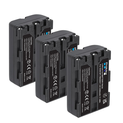 Batterie Probty 2300mAh NP-FM500H NP FM500H + chargeur USB LCD pour Sony Alpha A58 A57 A65 A77 A99 A900 A700 A580 A560 A550