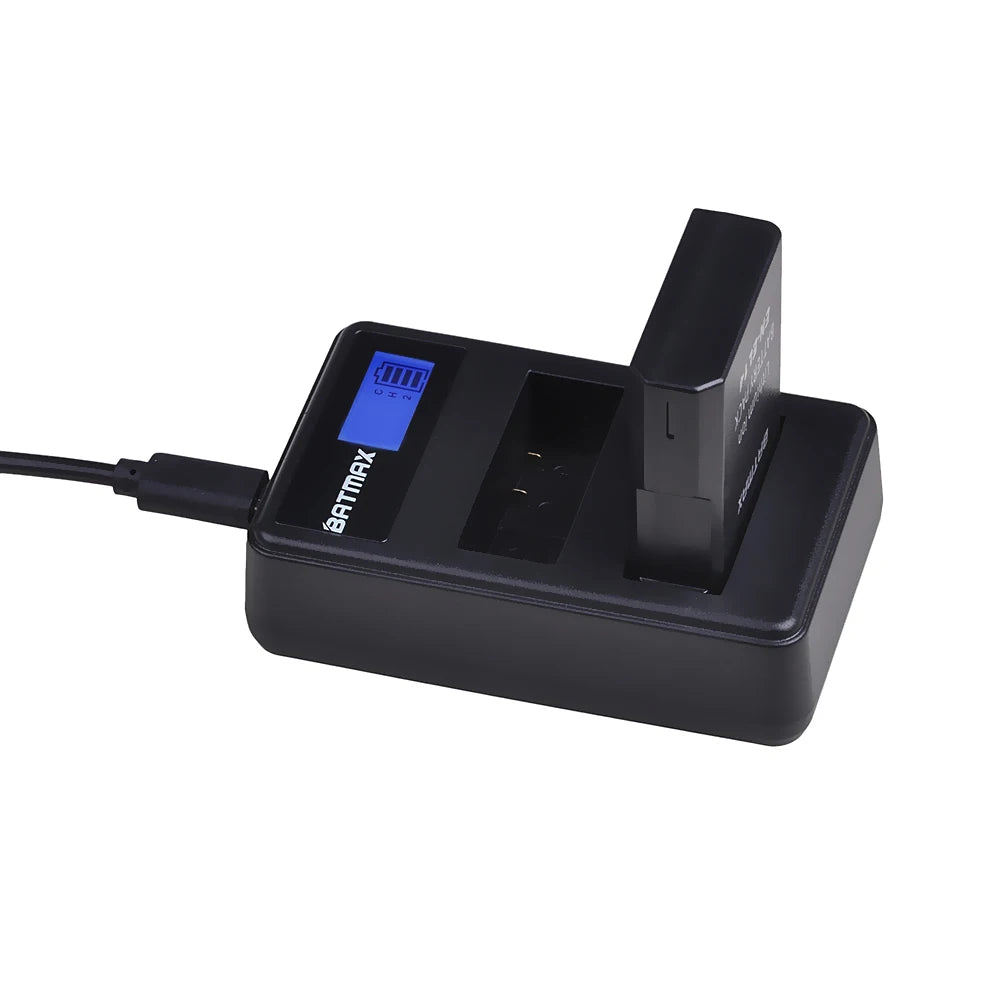 Batteries EN-EL14 EN-EL14a Batmax haute qualité + chargeur double LCD USB pour Nikon D3100 D3200 D3300 D5100 D5200 D5300 P7000