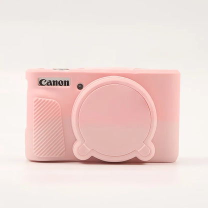 Housse de protection en silicone anti-choc pour Canon PowerShot SX740 / SX730
