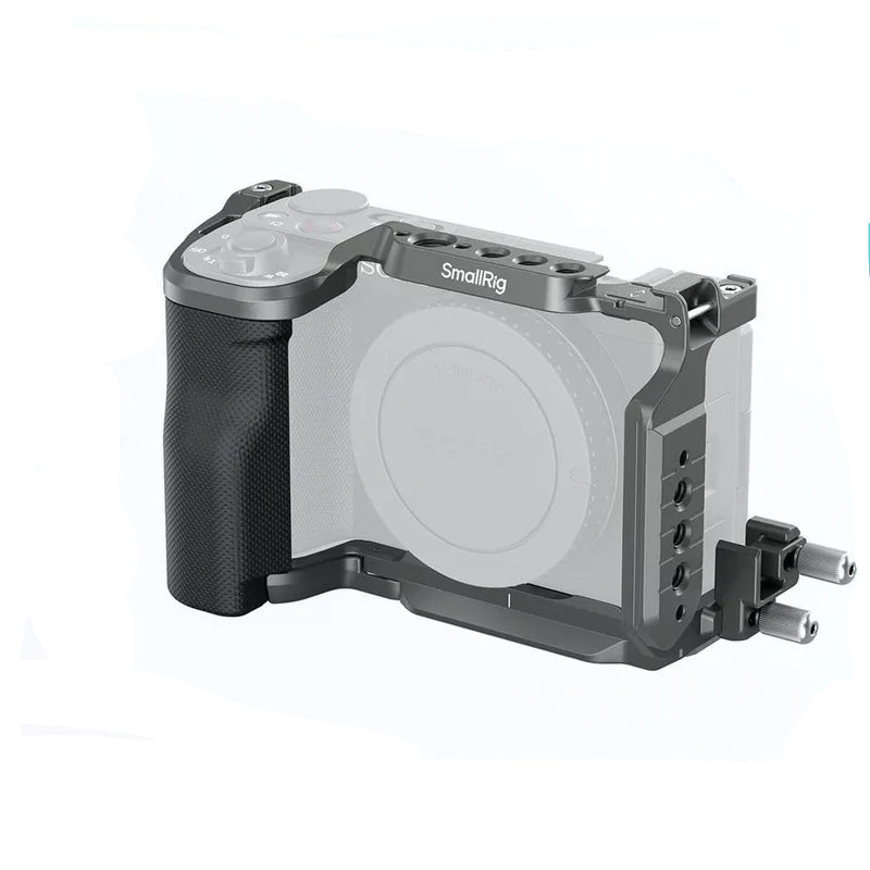 Cage SmallRig 4949 pour Sony ZV-E10 II avec poignée en silicone, kit de cage à dégagement rapide HawkLock