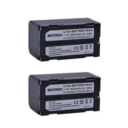 BATTERIE Batmax Li-ion BDC70 + chargeur rapide lcd en option pour chargeur Topcon pour GTS 900 et GPT 9000...